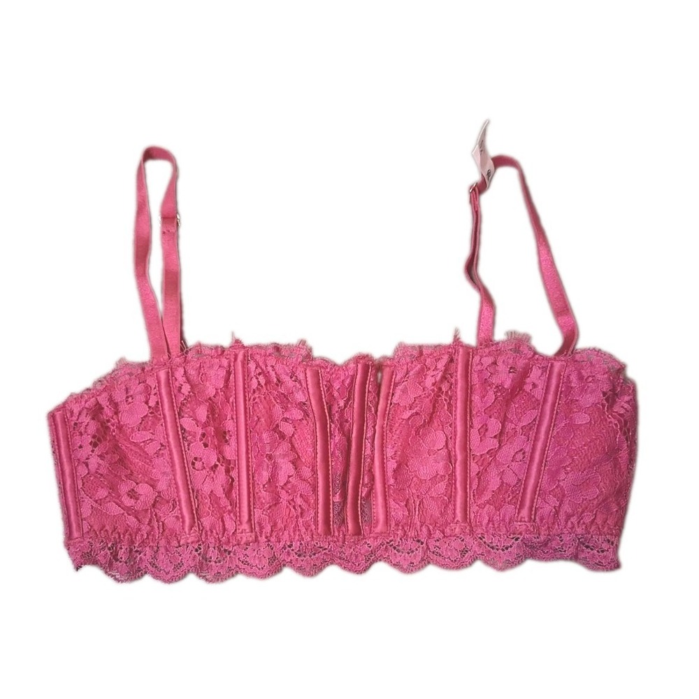 New Victoria Secret Lace Bandeau Bra Size XS